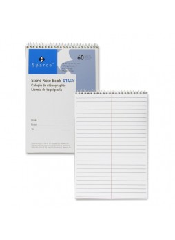 60 Sheets - 15 lb Basis Weight - 6" x 9" - 1Each - White Paper- Notepad - spr01408